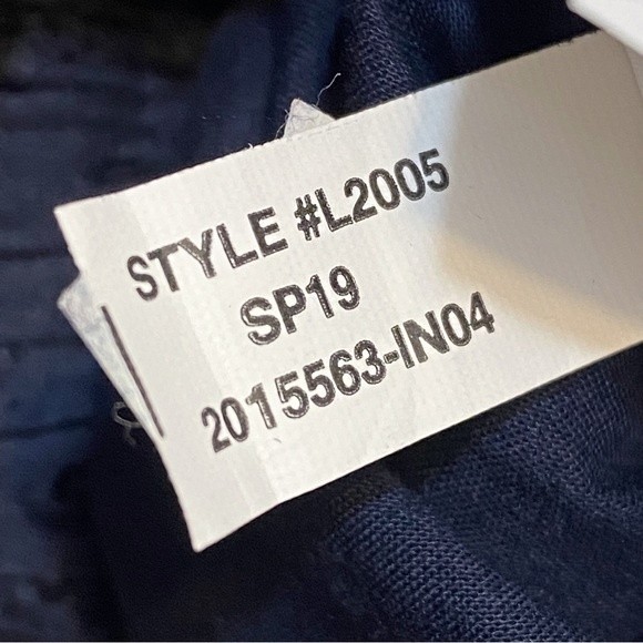 J. Crew NWT Eyelet Drawstring Pants Navy Blue S - Picture 10 of 10